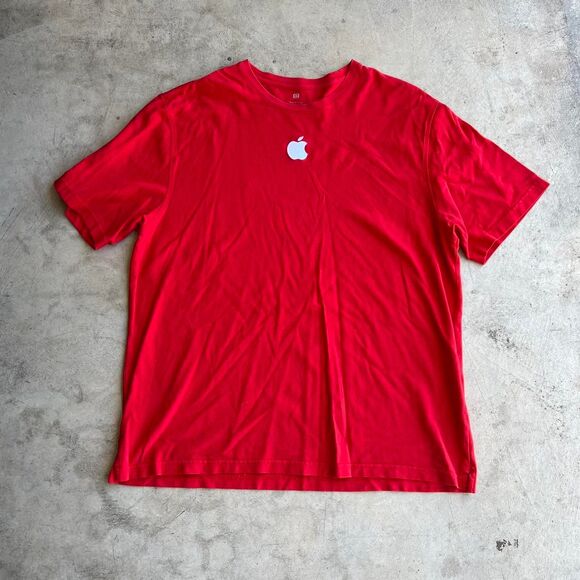 Apple Worker issued Tee red short sleeve mens size XXL - Picture 1 of 2